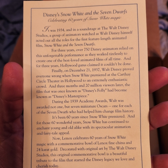 Disney Snow white lennox bowl - Picture 7 of 8